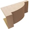 Ekena Millwork 12"W x 24"D x 12"H Wide Alpine Rough Cedar Woodgrain TimberThane Corbel, Primed Tan CORUR12X24X12ALPRCPR - alternate 6